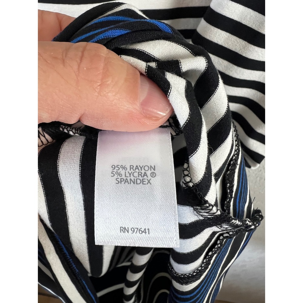 J.Jill Wearever Collection Striped Shift Dress Size XS Midi Striped - Picture 7 of 11